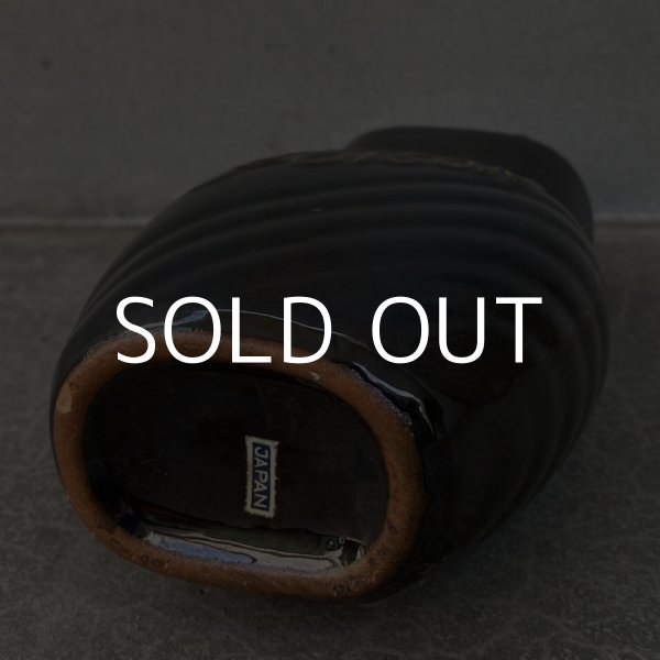 画像3: VINTAGE SKULL POISON BOTTLE ヴィンテージ スカル ポイズンボトル デカンタ 陶器 / コレクタブル ドクロ 骸骨 輸出用 BAR JAPAN (3)