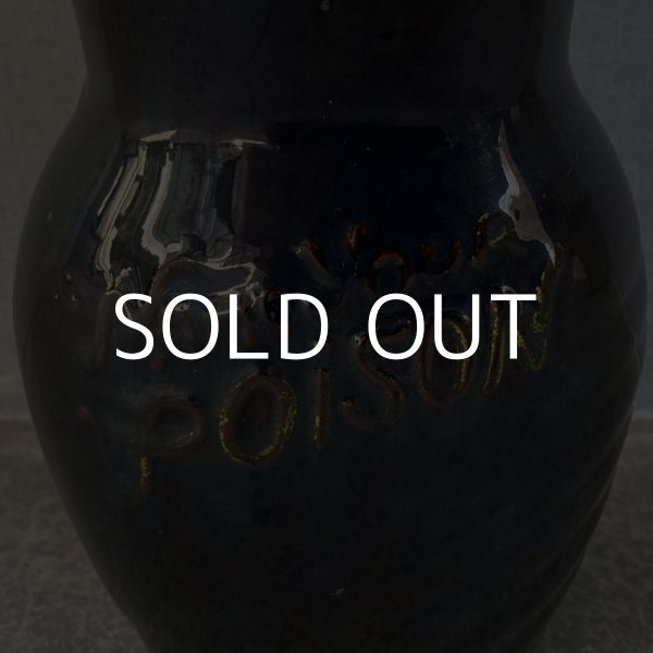 画像4: VINTAGE SKULL POISON BOTTLE ヴィンテージ スカル ポイズンボトル デカンタ 陶器 / コレクタブル ドクロ 骸骨 輸出用 BAR JAPAN (4)