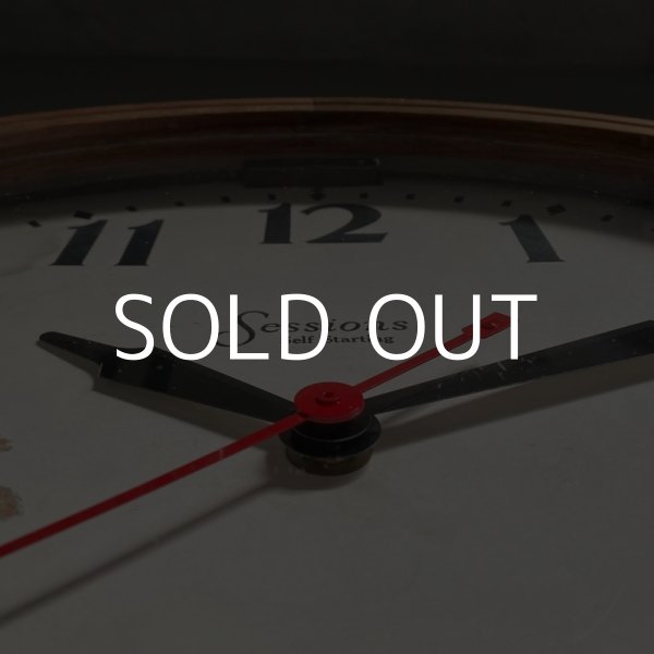 画像6: VINTAGE ANTIQUES SESSIONS WALL CLOCK ヴィンテージ アンティーク ウォールクロック / アメリカ 掛け時計 スクールクロック インダストリアル (6)