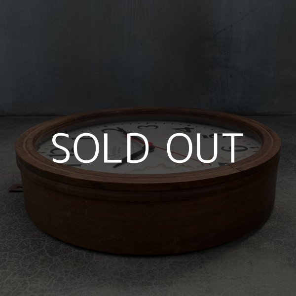 画像4: VINTAGE ANTIQUES SESSIONS WALL CLOCK ヴィンテージ アンティーク ウォールクロック / アメリカ 掛け時計 スクールクロック インダストリアル (4)