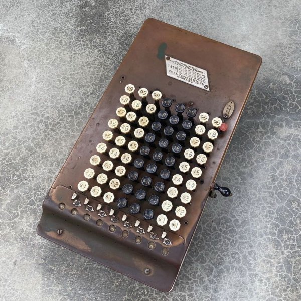 画像6: VINTAGE ANTIQUE COMPTOMETER FELT&TARRANT MFG.CO ヴィンテージ アンティーク 加算機 計算機 コンプトメーター / オブジェ ディスプレイ インテリア 店舗什器 アメリカ (6)