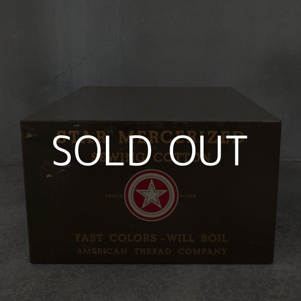 画像5: VINTAGE STAR MERCERIZED ヴィンテージ アメリカ 糸 キャビネット / 什器 棚 店舗 アドバタイジング (5)