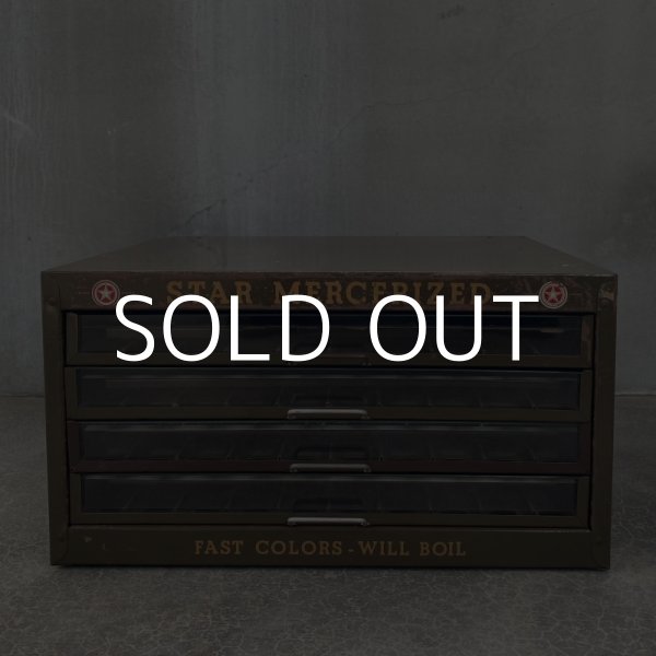 ヴィンテージ　什器 1940-50´s ヴィンテージ ウッド パーツキャビネット