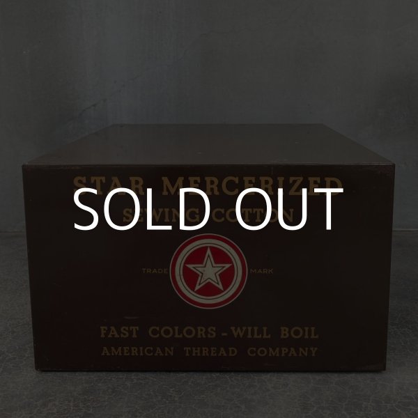 画像4: VINTAGE STAR MERCERIZED ヴィンテージ アメリカ 糸 キャビネット / 什器 棚 店舗 アドバタイジング (4)