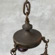 画像3: VINTAGE ANTIQUE LAMP ヴィンテージ アンティーク シャンデリア ランプ アメリカ / インダストリアル コレクタブル ペンダントランプ シーリングランプ 吊り下げランプ 照明 (3)