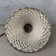 画像4: VINTAGE ANTIQUE MERCURY GLASS SHADE HUBBELL ヴィンテージ アンティーク マーキュリーグラス シェード ランプ アメリカ / インダストリアル コレクタブル ペンダントランプ シーリングランプ 吊り下げランプ 照明 (4)