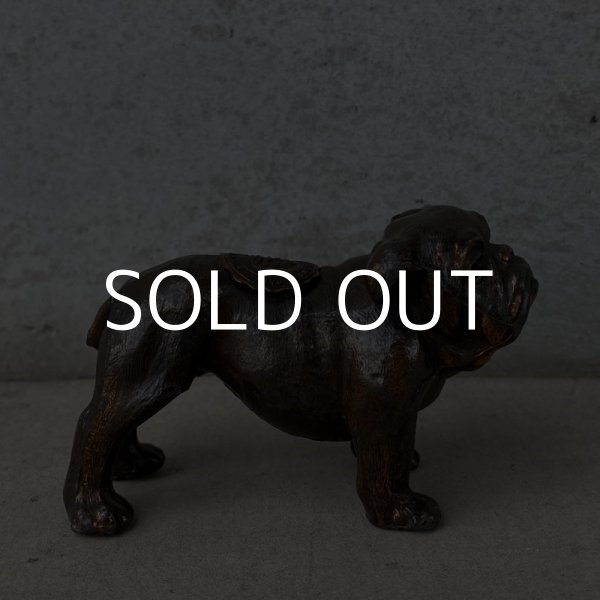 画像4: VINTAGE ANTIQUE WHITE PINES STATE PARK BULLDOG ヴィンテージ アンティーク ブルドッグ アメリカ / オブジェ ペーパーウェイト 置物 犬 雑貨  (4)