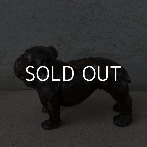 画像5: VINTAGE ANTIQUE WHITE PINES STATE PARK BULLDOG ヴィンテージ アンティーク ブルドッグ アメリカ / オブジェ ペーパーウェイト 置物 犬 雑貨  (5)