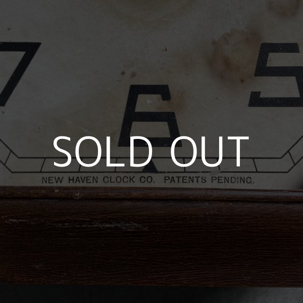 画像7: VINTAGE ANTIQUE NEW HEAVEN CLOCK CO.  WALL CLOCK ヴィンテージ アンティーク ウォールクロック / アメリカ 掛け時計 インダストリアル 八角形 木製 (7)
