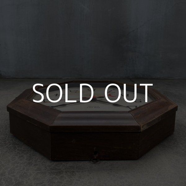 画像6: VINTAGE ANTIQUE NEW HEAVEN CLOCK CO.  WALL CLOCK ヴィンテージ アンティーク ウォールクロック / アメリカ 掛け時計 インダストリアル 八角形 木製 (6)