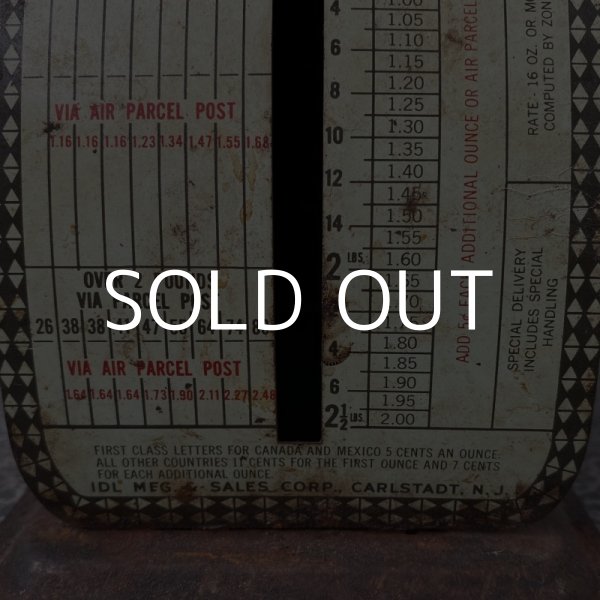 画像9: VINTAGE IDL DLUXE MODERN POSTAL SCALE ヴィンテージ ポスタルスケール / アメリカ 量り 秤 郵便局 オブジェ インダストリアル (9)