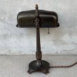 画像2: VINTAGE ANTIQUE DESK LAMP STAND LAMP ヴィンテージ アンティーク デスクランプ スタンドランプ アメリカ / 照明 卓上ランプ インテリア (2)