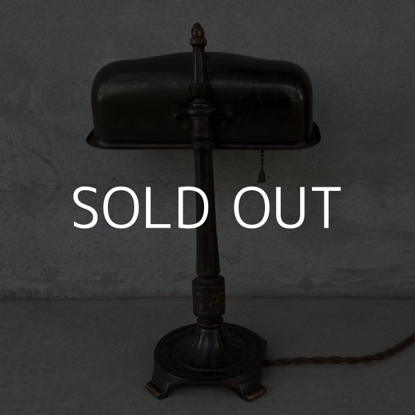画像2: VINTAGE ANTIQUE DESK LAMP STAND LAMP ヴィンテージ アンティーク デスクランプ スタンドランプ アメリカ / 照明 卓上ランプ インテリア (2)