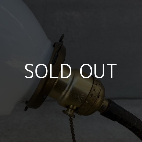 画像6: VINTAGE DESKLAMP ヴィンテージ デスクランプ スタンドランプ 卓上ライト アメリカ / インダストリアル ミルクガラス 照明  (6)