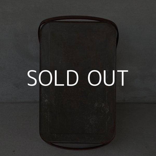 画像7: VINTAGE ANTIQUE TIN BASKET ヴィンテージ バスケット アメリカ / インテリア アウトドア 収納 缶 BOX (7)