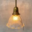 画像7: VINTAGE ANTIQUE LAMP ヴィンテージ アンティーク ランプ アメリカ / インダストリアル コレクタブル ペンダントランプ シーリングランプ 吊り下げランプ ガラスシェード 天井照明 (7)