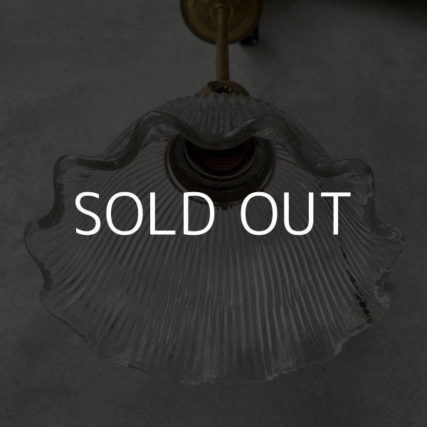 画像4: VINTAGE ANTIQUE LAMP ヴィンテージ アンティーク ランプ アメリカ / インダストリアル コレクタブル ペンダントランプ シーリングランプ 吊り下げランプ ガラスシェード 天井照明 (4)