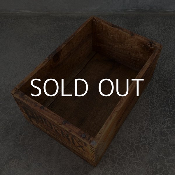 画像6: VINTAGE ANTIQUE PHOENIX MFG CO. TOE CALKS ヴィンテージ ウッドボックス 木箱 アメリカ / インテリア 収納 店舗什器 (6)