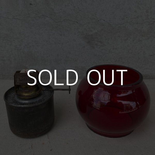 画像8: VINTAGE ANTIQUE ADLAKE KERO RAILROAD LANTERN ヴィンテージ アンティーク アドレイク レイルロード ランタン オイルランプ アメリカ / キャンプ アウトドア 赤 (8)