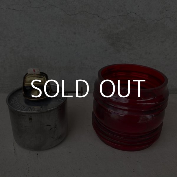 画像8: VINTAGE ANTIQUE DRESSEL RAILROAD LANTERN ヴィンテージ アンティーク ドレッセル レイルロード ランタン オイルランプ アメリカ / キャンプ アウトドア 赤ホヤ (8)