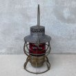 画像3: VINTAGE ANTIQUE DRESSEL RAILROAD LANTERN ヴィンテージ アンティーク ドレッセル レイルロード ランタン オイルランプ アメリカ / キャンプ アウトドア 赤ホヤ (3)