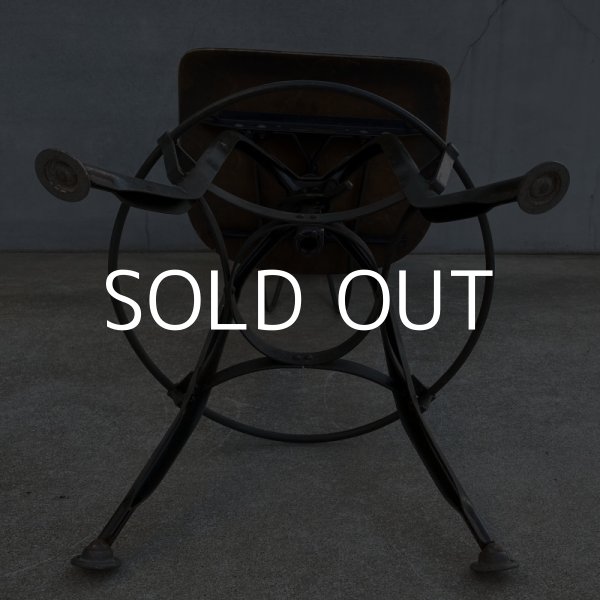 画像11: VINTAGE ANTIQUE TOLEDO ヴィンテージ アンティーク トレド ドラフティングチェア 椅子 アメリカ / インダストリアル ウッド 家具 木製 店舗 什器 (11)