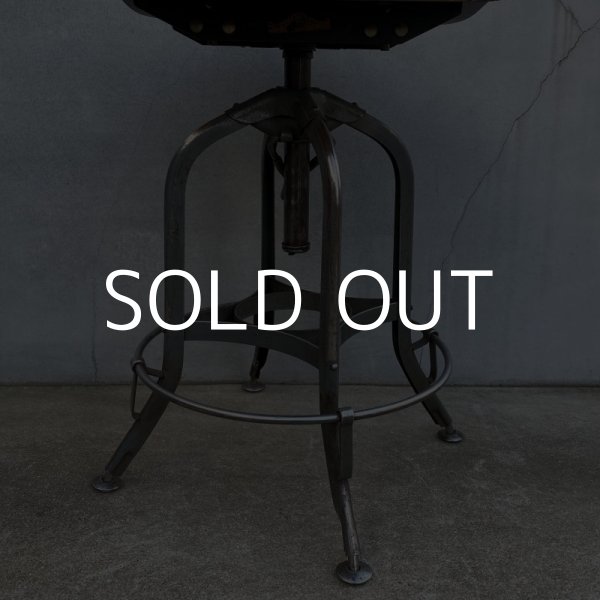 画像8: VINTAGE ANTIQUE TOLEDO ヴィンテージ アンティーク トレド ドラフティングチェア 椅子 アメリカ / インダストリアル ウッド 家具 木製 店舗 什器 (8)