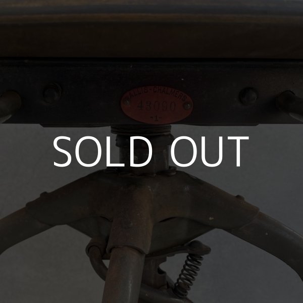 画像10: VINTAGE ANTIQUE TOLEDO ヴィンテージ アンティーク トレド ドラフティングチェア 椅子 アメリカ / インダストリアル ウッド 家具 木製 店舗 什器 (10)