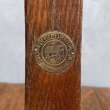 画像7: VINTAGE ANTIQUE FULTON OFFICE FURNITURE CO. ヴィンテージ アンティーク 椅子 アメリカ / インダストリアル ウッド 回転椅子 家具 木製 店舗 什器 (7)
