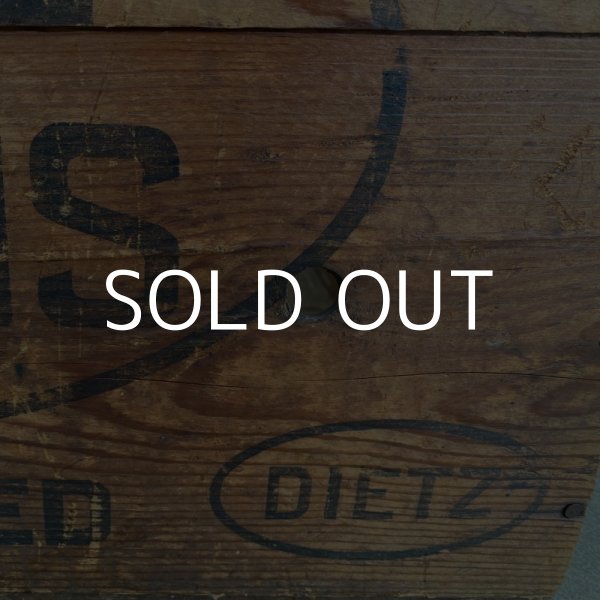 画像9: VINTAGE ANTIQUE DIETZ WOODBOX ヴィンテージ アンティーク デイツ ウッドボックス 木箱 アメリカ / ランタン キャンプ 収納 店舗什器  (9)