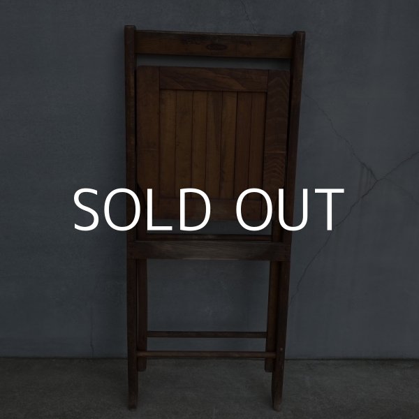 画像7: VINTAGE W.R.CASE & SONS CUTLERY CO. FOLDING CHAIR ヴィンテージ アンティーク フォールディングチェア 折り畳み椅子 アメリカ / インダストリアル ウッド 木製 家具 店舗 什器 (7)