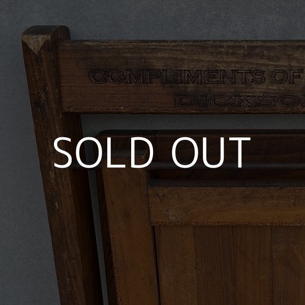 画像9: VINTAGE W.R.CASE & SONS CUTLERY CO. FOLDING CHAIR ヴィンテージ アンティーク フォールディングチェア 折り畳み椅子 アメリカ / インダストリアル ウッド 木製 家具 店舗 什器 (9)