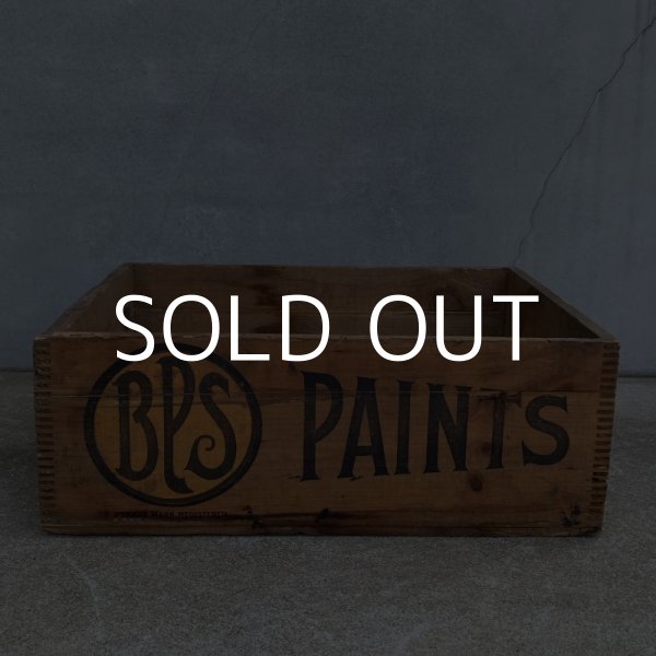 画像5: VINTAGE ANTIQUE BPS WOODBOX ヴィンテージ アンティーク ウッドボックス 木箱 アメリカ / インダストリアル コレクタブル ディスプレイ 収納 店舗 什器 USA (5)