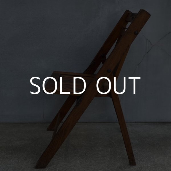画像4: VINTAGE W.R.CASE & SONS CUTLERY CO. FOLDING CHAIR ヴィンテージ アンティーク フォールディングチェア 折り畳み椅子 アメリカ / インダストリアル ウッド 木製 家具 店舗 什器 (4)