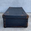 画像3: VINTAGE TRUNK SUITCASE ヴィンテージ トランク スーツケース アメリカ / ゾウ革 象革 エレファントレザー 鞄 店舗 什器 USA (3)