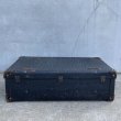 画像2: VINTAGE TRUNK SUITCASE ヴィンテージ トランク スーツケース アメリカ / ゾウ革 象革 エレファントレザー 鞄 店舗 什器 USA (2)