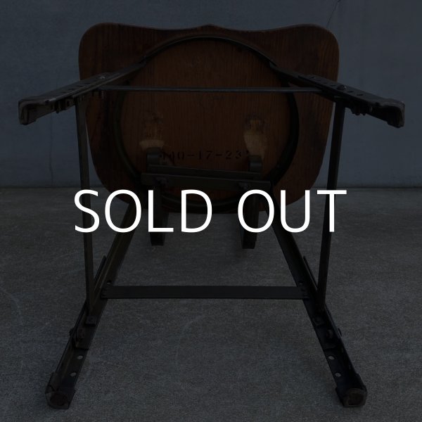 画像9: VINTAGE ANTIQUE ヴィンテージ アンティーク 椅子 アメリカ / チェア インダストリアル ウッド 家具 木製 店舗 什器 USA (9)