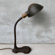 画像3: VINTAGE DESKLAMP ヴィンテージ デスクランプ デスクライト スタンドライト 卓上ライト アメリカ / インダストリアル グースネック 照明 工業用 USA (3)