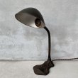 画像1: VINTAGE DESKLAMP ヴィンテージ デスクランプ デスクライト スタンドライト 卓上ライト アメリカ / インダストリアル グースネック 照明 工業用 USA (1)