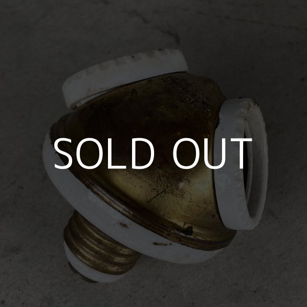 画像2: VINTAGE ANTIQUE BENJAMIN SOCKET ヴィンテージ アンティーク ベンジャミンソケット アメリカ / ランプ ライト 2灯 コレクタブル 照明 USA (2)