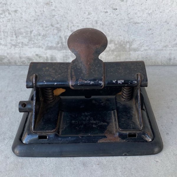 画像2: VINTAGE ANTIQUE WILSONJONES CO. REX HOLE PUNCH ヴィンテージ アンティーク 穴開けパンチ アメリカ / インダストリアル 文房具 事務用品 (2)
