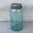 画像1: VINTAGE ANTIQUE BALL MASON JAR ヴィンテージ アンティーク ボール メイソンジャー ガラス瓶 アメリカ / 保存容器 小物入れ 店舗什器 (1)