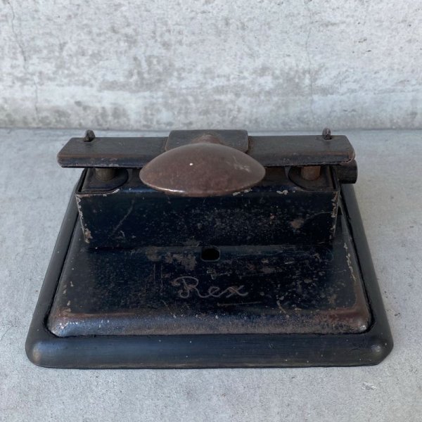 画像3: VINTAGE ANTIQUE WILSONJONES CO. REX HOLE PUNCH ヴィンテージ アンティーク 穴開けパンチ アメリカ / インダストリアル 文房具 事務用品 (3)
