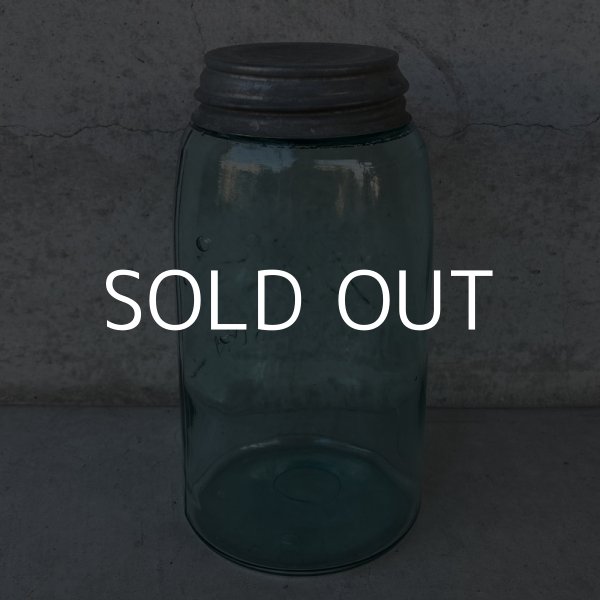 画像2: VINTAGE ANTIQUE BALL MASON JAR ヴィンテージ アンティーク ボール メイソンジャー ガラス瓶 アメリカ / 保存容器 小物入れ 店舗什器 (2)