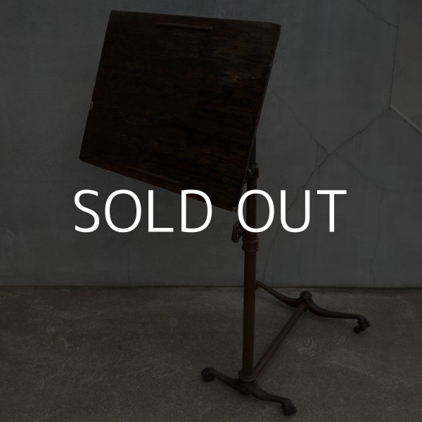 画像9: VINTAGE ANTIQUE BEDSIDE TABLE ヴィンテージ アンティーク ベッドサイドテーブル アメリカ / インダストリアル メニューボード カフェ テーブル 店舗什器 (9)