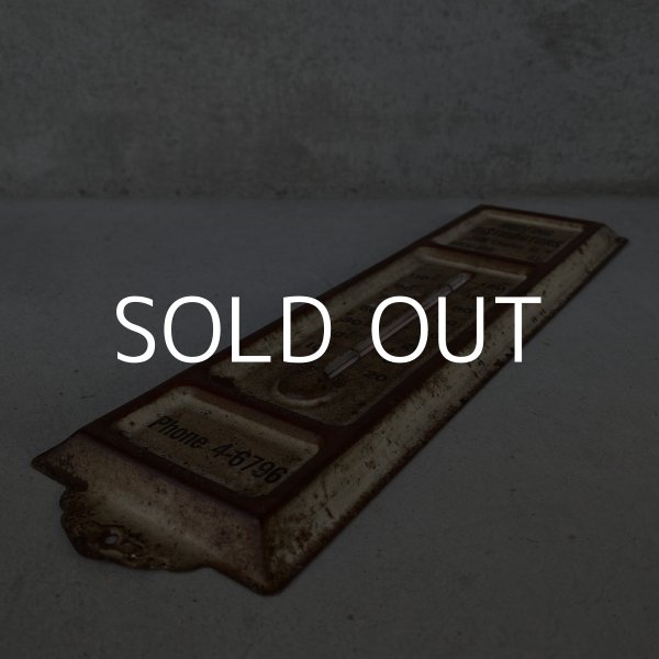 画像3: VINTAGE ANTIQUE THERMOMETER ヴィンテージ アンティーク 温度計 アメリカ / インダストリアル ガレージ 店舗 什器 USA (3)