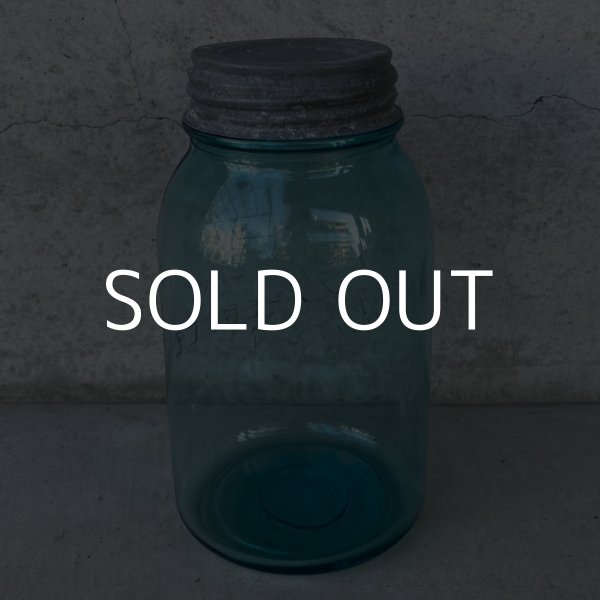 画像2: VINTAGE ANTIQUE BALL MASON JAR ヴィンテージ アンティーク ボール メイソンジャー ガラス瓶 アメリカ / 保存容器 小物入れ 店舗什器 (2)