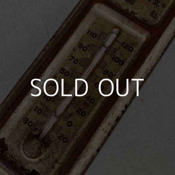 画像4: VINTAGE ANTIQUE THERMOMETER ヴィンテージ アンティーク 温度計 アメリカ / インダストリアル ガレージ 店舗 什器 USA (4)