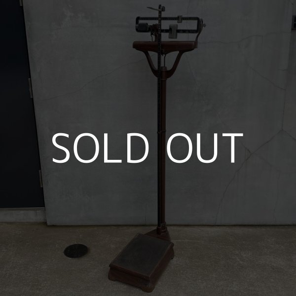 画像1: VINTAGE ANTIQUE JACOBS BROS CO. DETECTO MEDIC SCALE ヴィンテージ アンティーク スケール 体重計 身長測定 / 学校 病院 ディスプレイ インテリア コレクタブル 店舗什器 アメリカ USA (1)