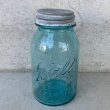 画像1: VINTAGE ANTIQUE BALL MASON JAR ヴィンテージ アンティーク ボール メイソンジャー ガラス瓶 アメリカ / 保存容器 小物入れ 店舗什器 (1)